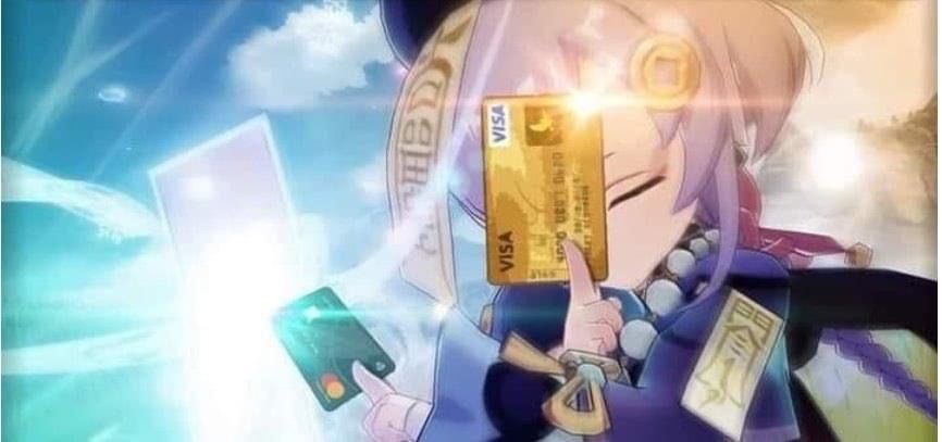 Genshin Impact qiqi gacha credit card.JPG